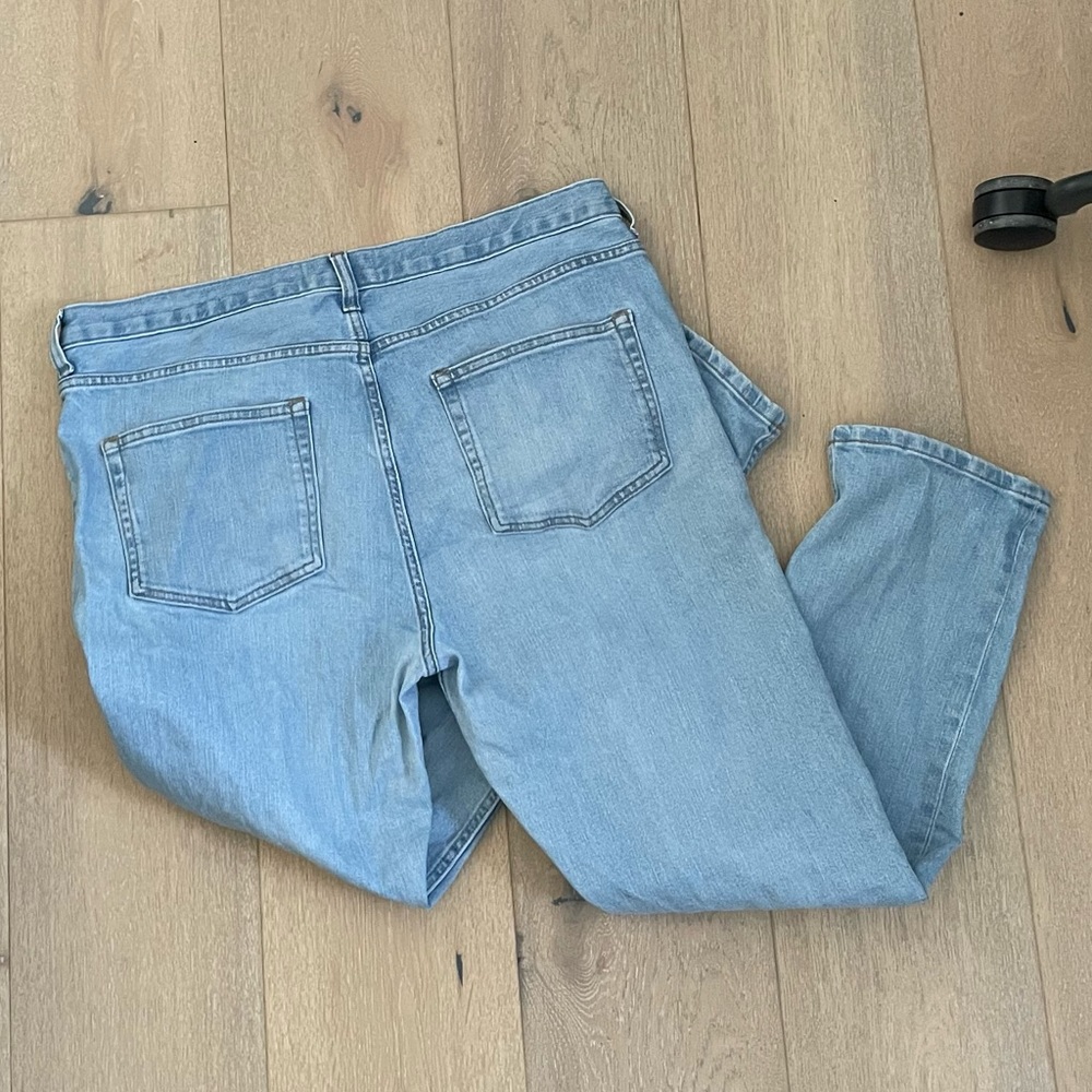 Everlane boyfriend jeans sky blue 32